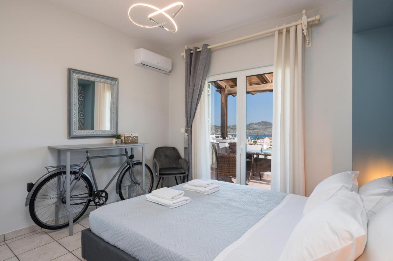 Casa De Philippe With Unique Seaview 2' From Beach Agia  المظهر الخارجي الصورة